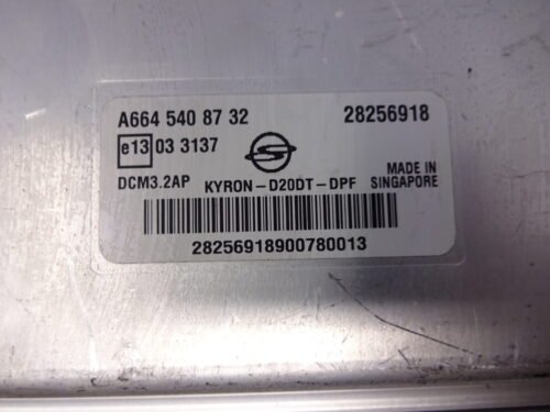 Centralita SSANGYONG KYRON  A6645408732 A664 540 87 32 28256918 DCM3.2AP KYRON-D20DT-DPF