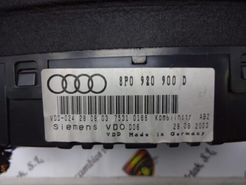 8P0920900D 8PO920900D 110080222012 Cuadro de instrumentos AUDI A3 8P0920900D 8PO920900D 110080222012