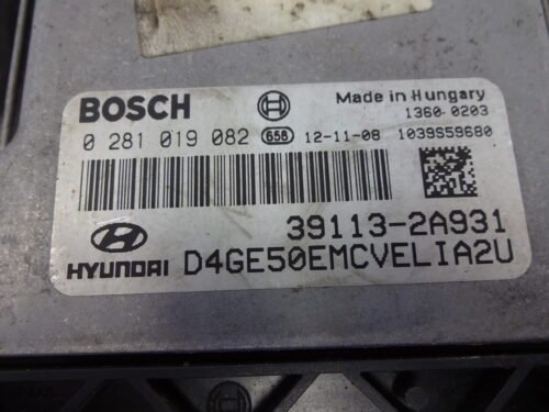 Centralita del motor Hyundai I30 0281019082 391132A931 39113-2A931