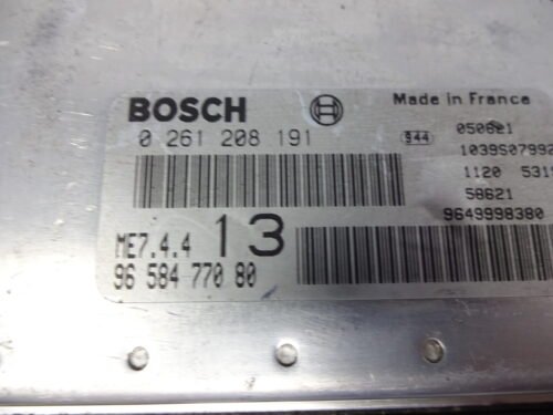 Centralita del motor Peugeot 9658477080 0261208191