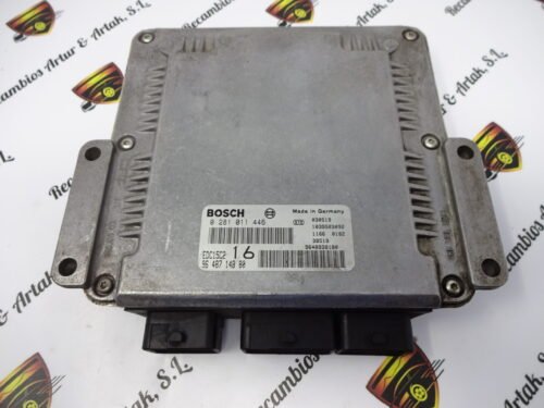 Centralita del motor Peugeot Citroen 0281011446 9648714880