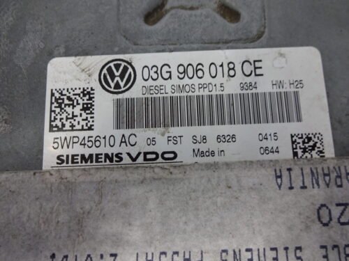 03G906018CE 5WP45610AC Centralita del motor VW VOLKSWAGEN Passat 03G906018CE 5WP45610AC