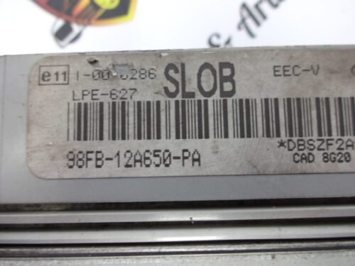 Centralita del motor Ford Fiesta 98FB12A650PA 98FB-12A650-PA LPE-627