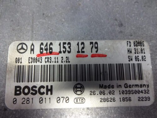 Centralita del motor Mercedes Clase E W211 A6461531279 0281011070