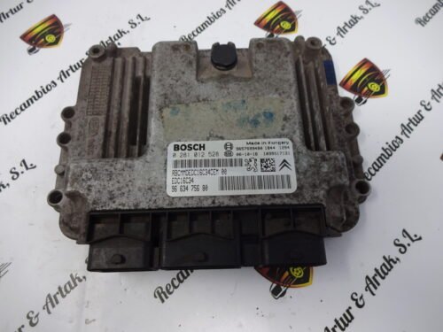 Centralita del motor Peugeot Citroen 0281012528 9663475680 9657699480
