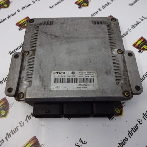 Centralita del motor RENAULT SCENIC 0281010980 HOM8200091416 8200197968