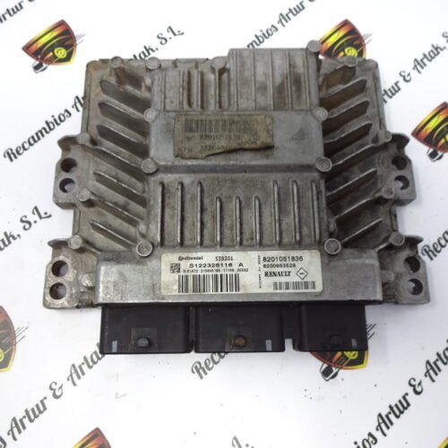 Centralita del motor RENAULT KANGOO 8201051836 8200953529 S122326116A