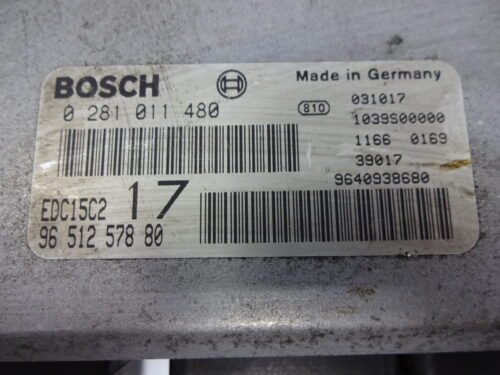 Centralita del motor  Citroen Peugeot 9651257880 0281011480