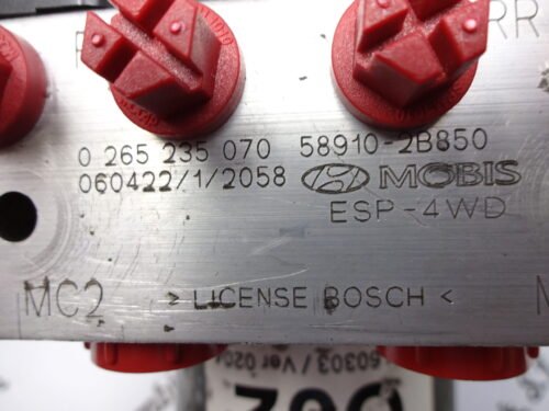 ABS / Santa FE 589102B850 58910-2B850 0265235070 0265950525 ESP-4WD