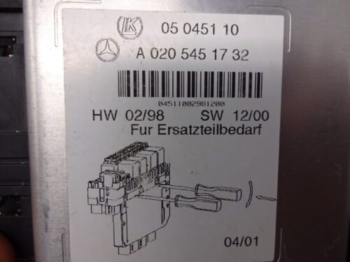 SAM Centralita Central eléctrica Mercedes Benz A0205451732 05045110