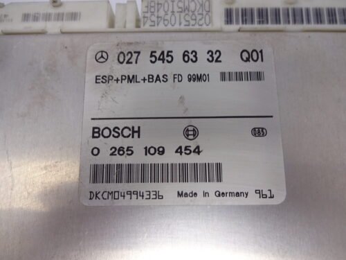 ESP PML BAS Centralita  Mercedes 0275456332 Q01 0265109454