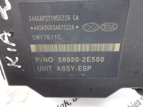 ABS KIA SPORTAGE HYUNDAI TUCSON 589202E550 58920-2E550 M955 5WY7611C