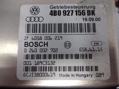 Módulo de control de transmisión Audi A6 4B0927156DK 0260002702 4BO927156DK
