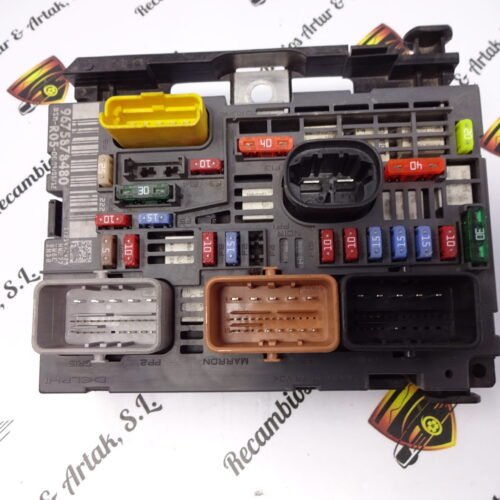 Caja de fusibles Peugeot 407 607 Citroen C4 C5 9675878480 BSM-R05-00