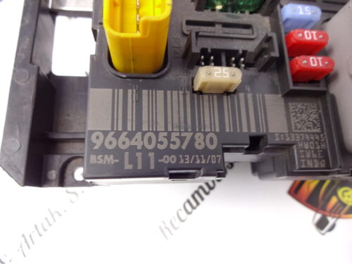 9664055780 BCM Caja de fusibles Peugeot 207 9664055780 BSM-L11-00