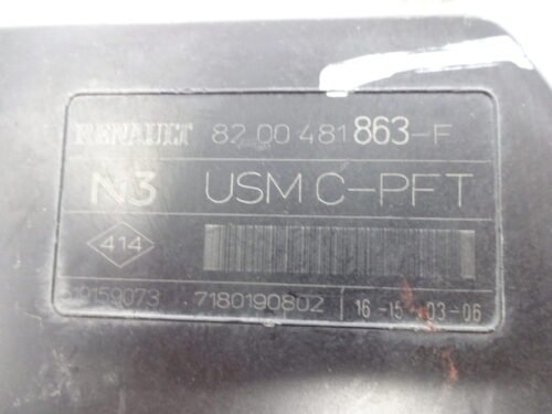 Caja de fusibles Renault Grand Scenic 8200481863F 8200481863-F USMC-PFT
