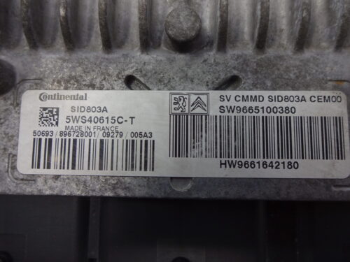 Centralita Peugeot Expert  5WS40615CT 5WS40615C-T SW9665100380 9665100380 HW9661642180 9661642180