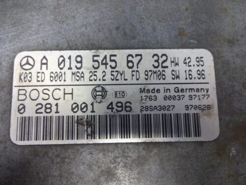 Centralita del motor Mercedes Sprinter A0195456732  0281001496 0 281 001 496