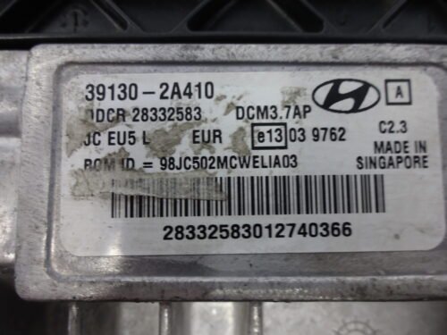 Centralita del motor  HYUNDAI / KIA 391302A410 39130-2A410 DCM3.7AP