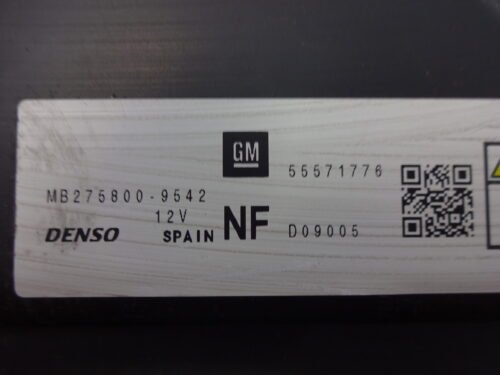 Centralita del motor OPEL ASTRA MERIVA 55571776 MB2758009542 MB275800-9542