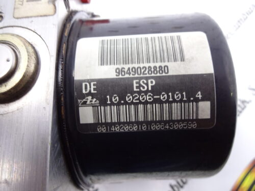 ABS CITROEN C3 C2 9649028880 ESP 10096011263 10020601014 00008065E0