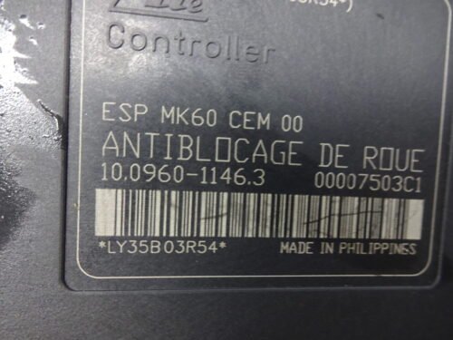 ABS CITROEN C5 9656419780 10020601884 10096011463 00007503C1