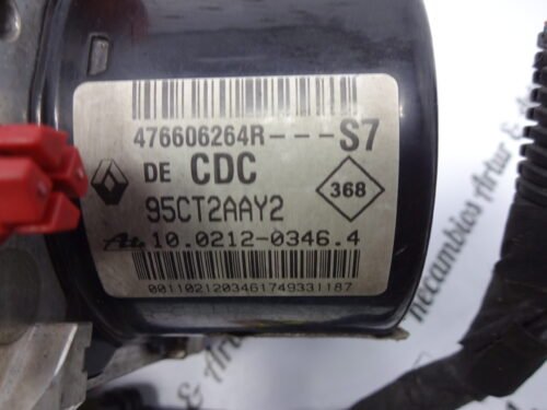 ABS  Renault Megane 476606264R 95CT2AAY2 10021203464 10096114123 000405104E0