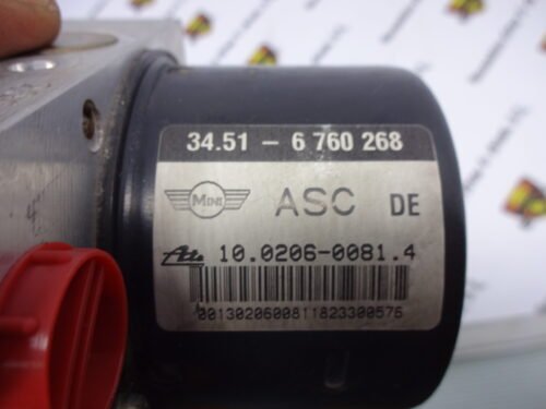 ABS  MINI COOPER 34516760268 34.51-6760268 10020600814 6760269 10096008693