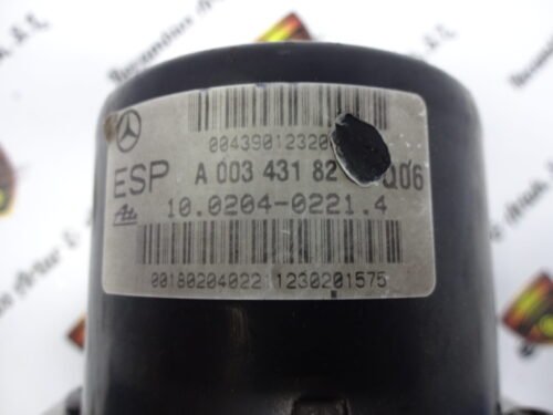 ABS  Mercedes W202 A0034318212 Q06 A1705450132 Q05 10020402214 10094715113