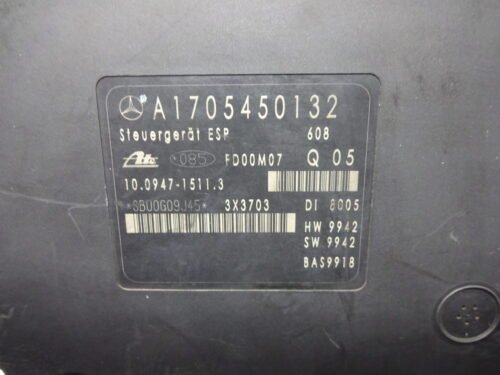 ABS  Mercedes W202 A0034318212 Q06 A1705450132 Q05 10020402214 10094715113