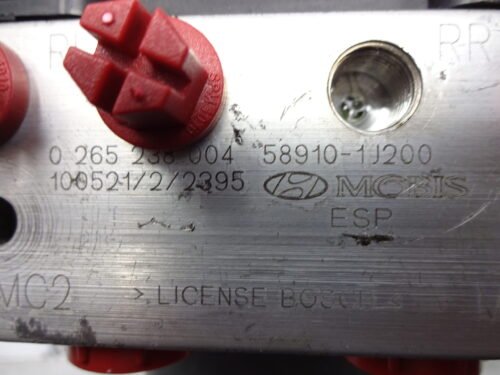 ABS Hyundai i20 0265238004 589101J200 58910-1J200 0265950980