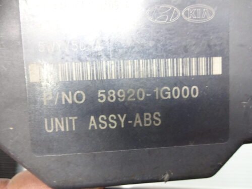 ABS Hyundai Accent Kia Rio 589201G000 58920-1G000 5WY7508A