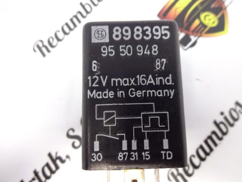 Relé Relais Rele Relay SAAB 9550948 898395 12VMAX.16AIND