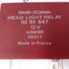 Relé Relais Rele Relay SAAB - SCANIA 9566647 12V G.CARTIER 02017