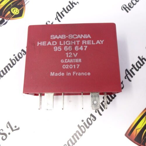Relé Relais Rele Relay SAAB - SCANIA 9566647 12V G.CARTIER 02017