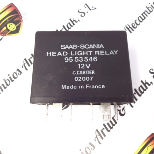Relé Relais Rele Relay SAAB-SCANIA 9553546 12V G.CARTIER 02007