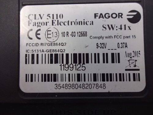 FAGOR ELECTRONICA CLV5110 1199125 9-32V 0.37A SW.41X