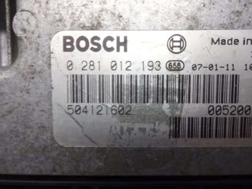 Centralita del motor Iveco Daily 504121602 BOSCH 0281012193 0 281 012 193