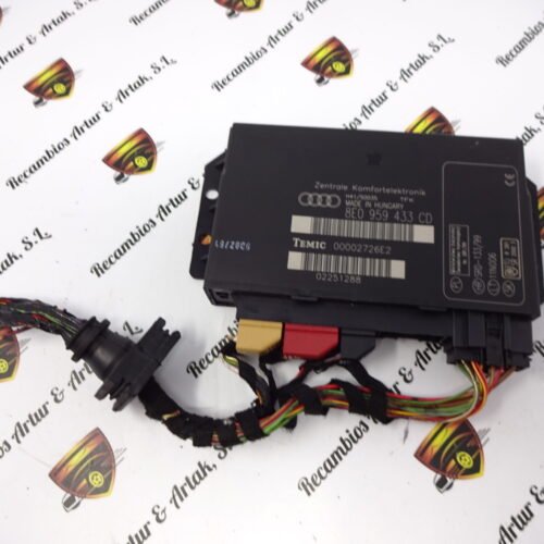 8E0959433CD 8EO959433CD 00002726E2 Controlador Confort AUDI A4 8E0959433CD 8EO959433CD 00002726E2