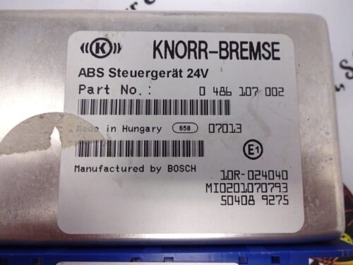 Centralita Knorr-BREMSE  ABS  IVECO 0486107002 504089275