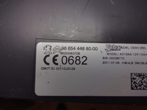 Unidad de control  Peugeot 508 9665444880-00 966544488000