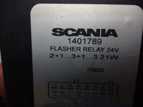 Relé  Rele Scania 1401789 FLASHER RELAY 24V