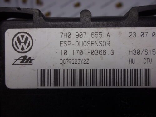 Sensor de guiñada  VW Golf  Touran 7H0907655A 7HO907655A 10170103663