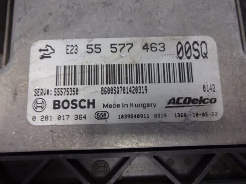 0281017364 55577463 00SQ 55575350 Centralita del motor OPEL 0281017364 55577463 00SQ 55575350