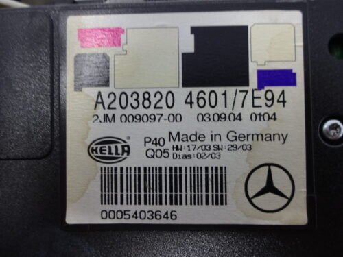 Luz de Techo Interior Mercedes Clase C W203 A2038204601