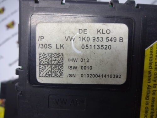 Directivo módulo de rueda VW Touran Golf Seat Audi 1K0953549B 1KO953549B