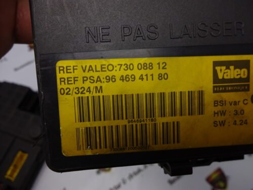 BSI Caja de fusibles  PEUGEOT CITROEN 9646941180 73008812