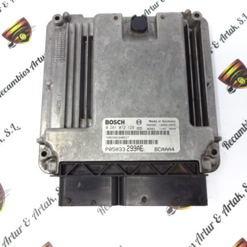 Centralita del motor  Chrysler Dodge 0281012129 P05033299AE 05033299 AE
