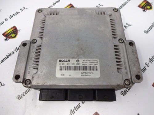 Centralita del motor  Renault Laguna 0281011571 8200309318 8200346254