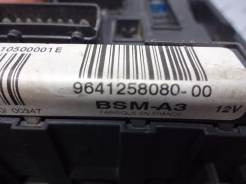 Caja de fusibles Citroen Peugeot 9641258080-00 964125808000 S110500001E  BSM -A3